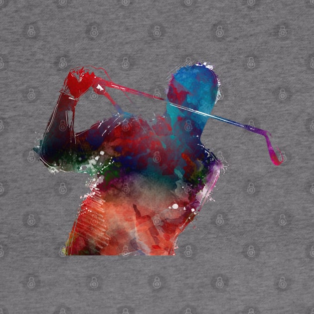 golf player sport art #golf #sport by JBJart